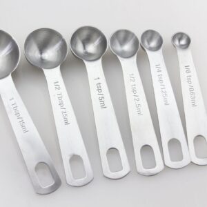 Stainless Steel Kitchen Seasoning Measuring Spoons